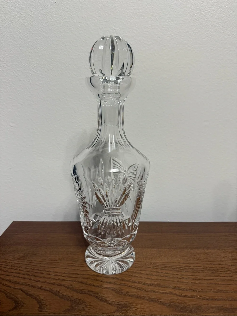 Vintage Waterford Millennium Collection Crystal Decanter